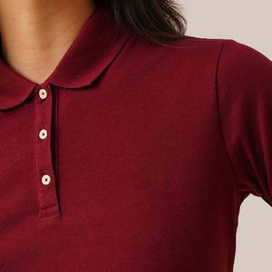 Camisetas de Golf de Punto para Mujer, Diseño Personalizado al por Mayor, de Alta Calidad, Secado Rápido, Transpirables, Ropa Casual con Logotipo Personalizado - Product Image 2