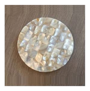 Posavasos de resina de madera de Acacia Natural, posavasos de diseño de resina de alta calidad, hecho a mano, alfombrillas y almohadillas - Product Image 5