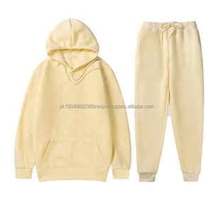 Chándal con Capucha de Forro Polar Bordado, Holgado y Extra Grande para Hombre, Diseño Más Reciente, 100% Algodón - Product Image 1