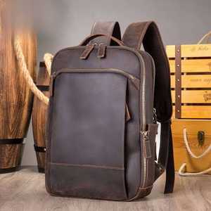 กระเป๋าเป้สะพายหลัง ZOLO LEATHERS หนังแท้ คลาสสิก ป้องกันการโจรกรรม ปิดด้วยซิป กันน้ำ ใช้งานได้หลากหลาย เหมาะสำหรับการเดินทาง - Product Image 1
