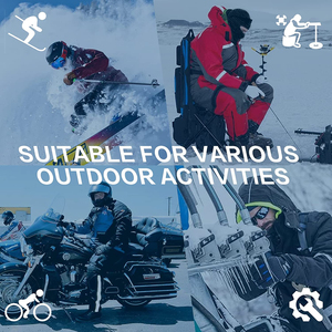 Pasamontañas unisex para adultos con 3 orificios, personalizado, para esquí de invierno, cubre toda la cara, táctico, transpirable, impermeable, estilo con imagen, precio económico, venta al por mayor - Product Image 5