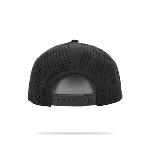 Factory Customized Quick Dry Golf Hats Laser Perforated Panels Three Tone Design Custom Silicone Patch Branding Injae Vina Golf - Product Image 5