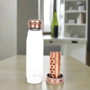Modern kitchen <b>bottle</b> Handcrafted <b>Customized</b> Copper <b>Water</b> <b>Bottle</b> for Home Hotels Supply - Product Image 1