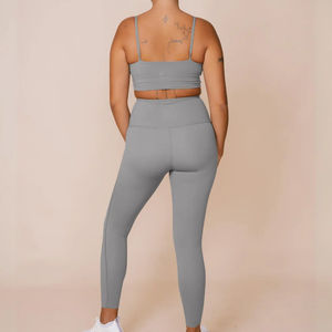 Leggings de sport pour femmes - Respirants et personnalisables (couleurs et logo) - Matière Spandex/Polyester - Idéal pour le yoga et la gym - Product Image 2