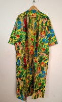 Robe kimono en coton à motifs floraux, conçue pour les femmes qui aiment les vêtements de nuit confortables et le style maison