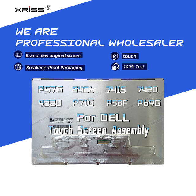 Wholesale New 13.4" TFT LCD Touch Screen Digitizer Assembly Replacement for Dell XPS 13 9320 P151G With CE