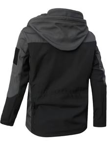 Chaqueta cortavientos táctica para hombre, chaqueta softshell impermeable con forro polar, resistente a la intemperie 2026 - Product Image 2