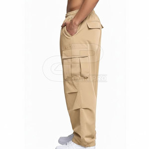 Pantalon cargo homme, style streetwear, confortable, tissu utilitaire, conçu pour un usage quotidien, les tâches de plein air et la mode décontractée. - Product Image 4