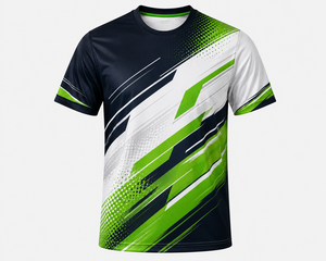 Men's Solid Eco-Friendly Breathable Quick Dry Short Sleeve Sporty T-<b>Shirt</b> O-Neck Regular Fit <b>100</b>% <b>Polyester</b> Knitted Sublimation - Product Image 1