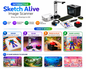 Escáner Comercial Sketch Alive para Áreas de Juego Interiores, Centros Familiares y Alquiler de Eventos - Product Image 2