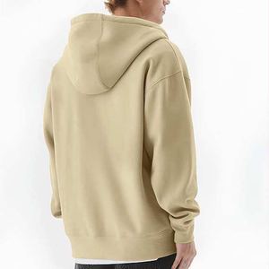 Sudaderas con capucha casuales para hombre con cremallera, estilo urbano personalizado, doble cremallera, forro polar grueso, nuevo diseño de última moda para hombre. - Product Image 2
