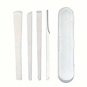 Kit de soins des pieds en acier inoxydable pour ongles incarnés, kit de pédicure pour éliminer les peaux dures et les callosités, outils de rasage des callosités - Product Image 5