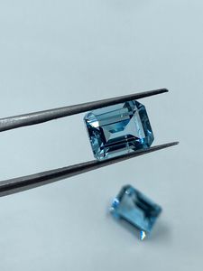 Topacio Azul Cielo Natural, Corte Baguette de 7x9 mm, 6.05 Quilates, Piedra Suelta para Joyería - Product Image 4