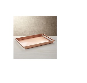 Plateau de service en bois fonctionnel et durable, grand format, style moderne et classique, pour table basse, ottoman, usage domestique, rangement décoratif - Product Image 2