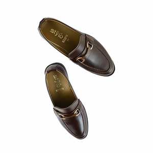 Chaussures habillées formelles café pour garçons KD2218 - Product Image 1