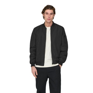 Veste décontractée à fermeture éclair pour hommes pour automne hiver col montant conception imperméable Bomber manteau pour les sports de plein air coupe-vent - Product Image 2