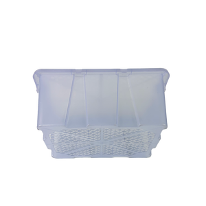 Wholesale PP <b>Plastic</b> Lychee Crate Agricultural Fruit <b>Storage</b> Basket With Handle Vietnam Manufacturer - Product Image 4