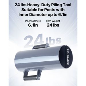 Martello manuale in metallo per impieghi gravosi, per la posa di pali a U, pali a T e per scavare fori per pali in legno - Product Image 5