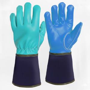 High Quality <b>Heat</b> Resistant Leather Welding Gloves Protective Gloves for Welding Safety Work - Product Image 1