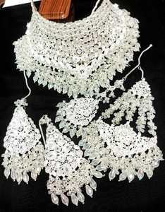 Conjunto de Joyería de Aleación para Novia Pakistaní e India, con Resina, Estilo Romántico para Boda - Product Image 2