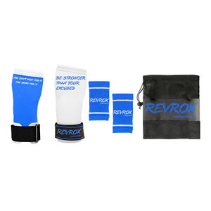 New Softer Material Cross-Fit Hand Grips <b>Strength</b> <b>Training</b> Magnesium Hand Calleras Available in Customize Colors and Designs - Product Image 6