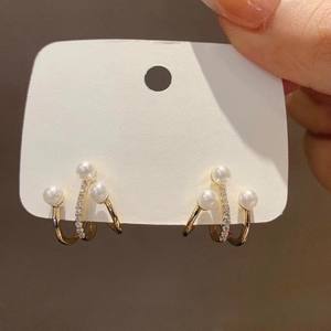 Oferta Especial, Pendientes de Perlas de Agua Dulce de 4-5 mm, Joyería Natural de Zhuji con Agujas de Plata Pura, Elegante Joyería de Plata - Product Image 3