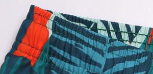 Shorts de plage personnalisés pour hommes, shorts de bain à séchage rapide, respirants, vêtements de plage d'été, vente en gros - Product Image 3
