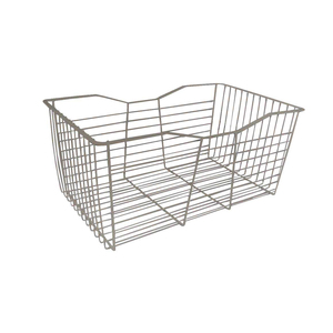 Rectangle Metal <b>Wire</b> <b>Storage</b> <b>Basket</b> With Handle Multi-Purpose Neatening Organizer Simple Style - Product Image 5