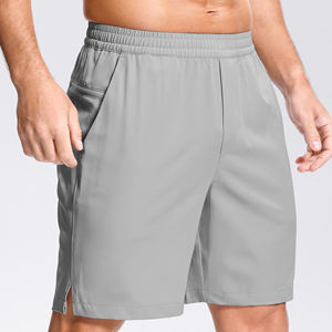 Wholesale Men's Custom Logo Tennis <b>Shorts</b> Breathable Quick Dry Flexible Fabric <b>With</b> <b>Pockets</b> Solid Pattern Sportswear <b>Shorts</b> - Product Image 3