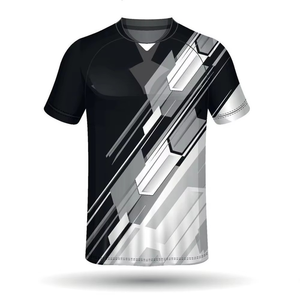 เสื้อยืดคอกลมแขนสั้นผ้าถักพิมพ์ลายแบบ Heat-Transfer สำหรับผู้ชาย สไตล์ล่าสุด ขายดี วัสดุทนทาน ปรับแต่งได้เต็มที่ - Product Image 3