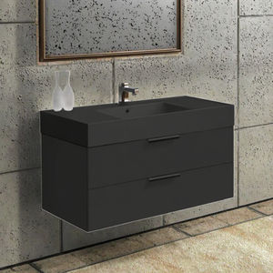 JY Furniture Modern Luxury Polished Water-Resistant <b>Wood</b> <b>Cabinet</b> Durable Easy Clean Apartment Hotel <b>Bathroom</b> Vanity Mirror - Product Image 1