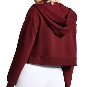 Hoodies d'hiver respirants de haute qualité, logo et taille personnalisés, séchage rapide, 100% coton, impression, pour femmes - Product Image 6