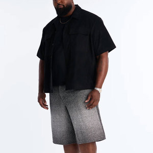 Shorts en jean d'été personnalisés de haute qualité pour hommes, avec broderie appliquée, coupe skinny - Product Image 6