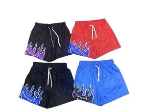 Shorts de plage pour hommes en polyester à sublimation personnalisée, amples, imprimés sur toute la surface, en maille, pour l'entraînement, vêtements d'été pour hommes - Product Image 6