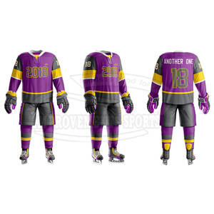 Uniforme de hockey sobre hielo de alta calidad para hombres 2024 a la venta Uniforme de hockey sobre hielo de nuevo diseño hecho en Pakistán - Product Image 1