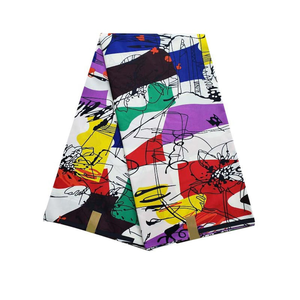 Tela de Algodón Clásica con Estampado Africano Ankara para Confección de Ropa, Vestidos y Moda, por Hitjem Export Island Supplier - Product Image 6