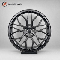 Jantes forgées CaliberXcel 19-23 pouces PCD 5x112 5x120 Gunmetal Concaves Agressives 1 pièce pour Range Rover Sport Velar Vogue