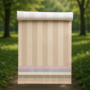 2CM Satin Stripe Microfiber Fabric <b>Bed</b> <b>Sheet</b> Set 300 TC <b>Waterproof</b> 4pcs for Twin or Home Hotel Use - Product Image 2
