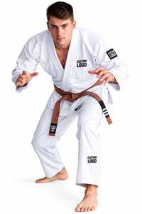 Uniforme de Artes Marciales Personalizado de Primera Calidad con Logotipo, Gi de Judo, Karate, BJJ, para Entrenamiento y Competencia, Fabricante de Trajes de Jiu-Jitsu Brasileño y Karate - Product Image 4