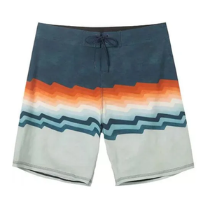 Shorts de plage décontractés pour hommes en polyester/coton solide, à séchage rapide et imperméables, pour le surf et l'été - Product Image 3
