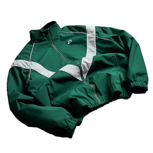 2026 New Reflective Panel Men's Track Windbreaker <b>Jackets</b> Premium Zip Up Sports Outerwear <b>Lightweight</b> Streetwear OEM Manufacture - Product Image 5