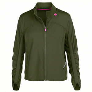 Blouse médicale à manches froncées en gros, uniformes d'infirmière personnalisables, vestes d'hôpital extensibles haute performance - Product Image 5