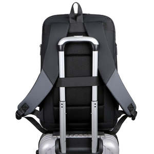 Sac à dos pour ordinateur portable extensible et imperméable en Oxford, antivol, avec fermeture éclair, sac de voyage d'affaires, grande capacité, pour ordinateur portable de 15,6 pouces - Product Image 4