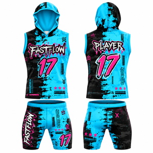 Ensemble d'uniformes de football 7 sur 7 personnalisés sublimés, légers et respirants pour l'entraînement - Product Image 4