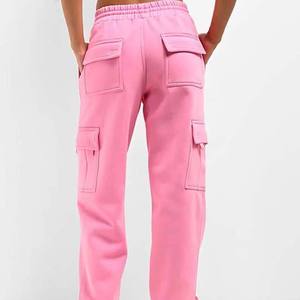 Factory Direct Women Cargo Trousers Sustainable Fabric Modern Style Daily Use All Season Size Women Cargo Trousers Custom Loose - Product Image 3