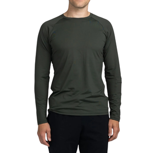 T-shirt de sport pour homme à manches courtes en tricot, coupe classique, séchage rapide, anti-boulochage, respirant, léger, haut d'entraînement, vente en gros OEM - Product Image 4
