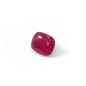 Rubí natural sin tratar de Mozambique, corte cojín, 7.25 quilates, piedra preciosa de rubí facetada natural suelta para la fabricación de joyas, lista para usar. - Product Image 4