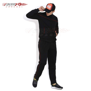 Ensemble de survêtement pour homme, veste zippée et pantalon de jogging à taille élastique, élégant, vente en gros - Product Image 4