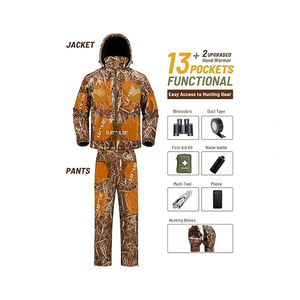 2026 Outdoor Hunting & Hunting Suit for Men Forest Camouflage Hunting Uniform Waterproof Breathable Camo Hunting Suits - Product Image 5