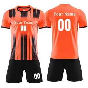 Conjunto de Uniforme de Fútbol Personalizado 2026, Kits de Fútbol de Sublimación de Calidad Tailandesa, 100% Poliéster - Product Image 1